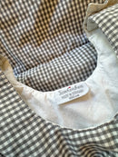 Schlafsack Vichy-Karo grau Gr.100 | Tavolinchen
