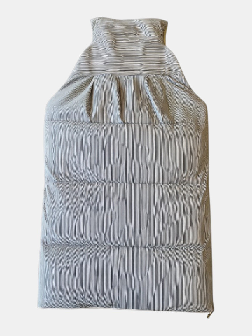 tavolinchen schlafsack 90 Schlafsack Weiß mit dünnen schwarzen Streifen Gr.90