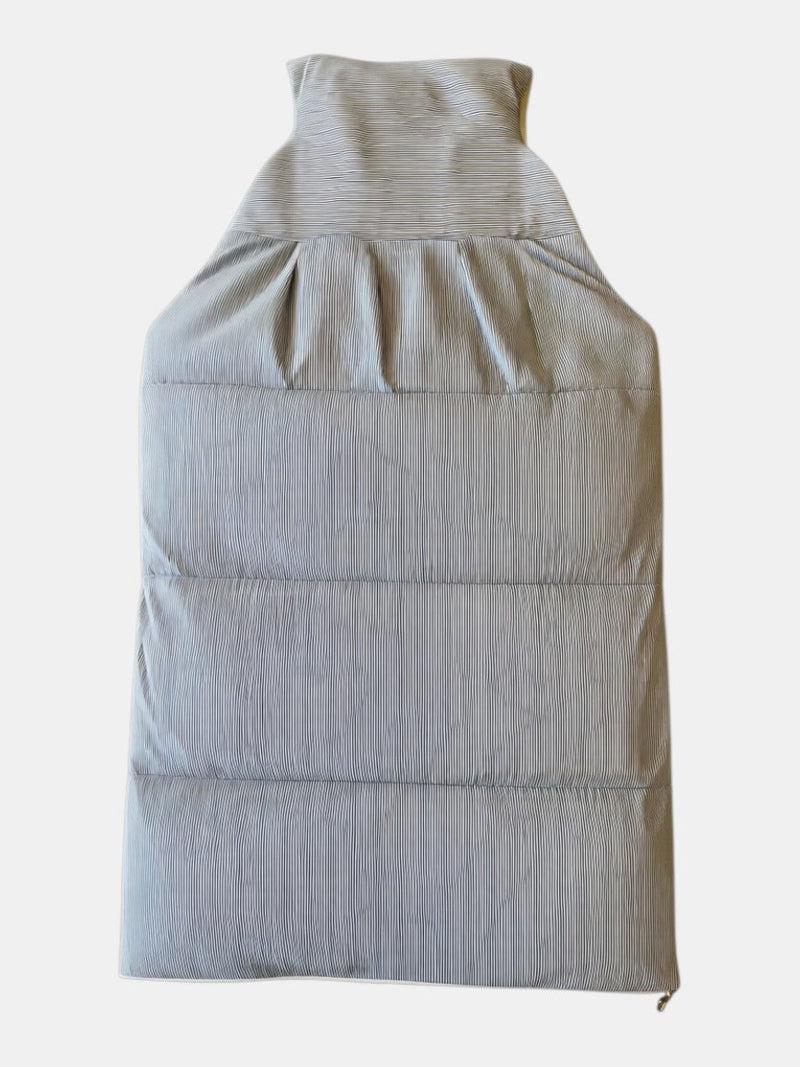 tavolinchen schlafsack Schlafsack Weiß mit dünnen schwarzen Streifen Gr.90