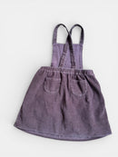 Latzkleid Aubergine Gr.128 | Louise Misha