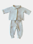 Set Jacke & Hose Baby Creme Gr.62 | handmade