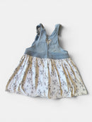 Latzkleid Blau, Weiß, Grau Gr.104 | OshKosh B'gosh