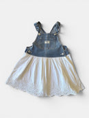 Latzkleid Blau, Weiß Gr.104 | OshKosh B'gosh