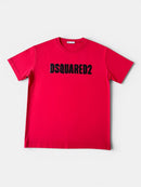 T-Shirt Rot mit Pailletten Gr.16 | Dsquared2