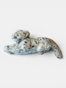 Plüsch-Leopard – Vintage 80er) Beige, Braun, Schwarz Gr.ca. 30 cm | Steiff
