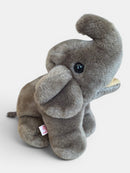 Plüschtier Eelefant (Vintage 80er) Grau Gr.ca. 15 cm | Sigikid