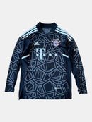 FC Bayern München Torwarttrikot Gr. 140 – Kinder Langarm – Schwarz | adidas