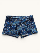 Jungen Badehose mit Palmen-Muster – Schnelltrocknend Dunkelblau Gr.98 (Label wurde entfernt) | ECO Red Point