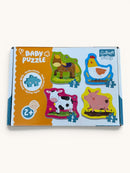 Konturen-Puzzle Bauernhof – 4er-Set ab 2 Jahren | Trefl