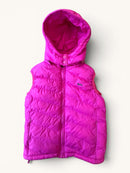 Kinder Steppweste – Ultraleichte Outdoor-Puffer-Weste mit Kapuze in Fuchsia-Pink Gr.128 | Harmont & Blaine