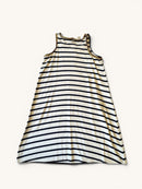 Kleid Weiß mit Dunkelblau und Multicolor-Details Gr.14 | Scotch R'Belle