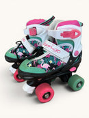 Rollerblades / Diskoroller mit Flamingo-Muster Gr.31-34 | Meteor