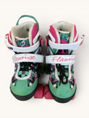 Rollerblades / Diskoroller mit Flamingo-Muster Gr.31-34 | Meteor