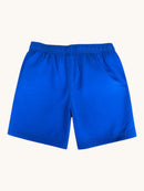 Jungen Badeshorts Schnelltrocknend – Blaue Schwimmhose mit rotem Tunnelzugt Gr.140 | CMP