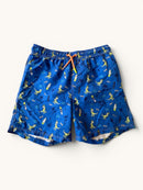Badeshorts mit Dinosaurier-Motiv – Blaue Schwimmhose mit Surf-Print Gr.152 | Vertbaudet