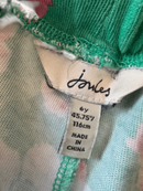 Mädchen Jersey Sommershorts – Grüne kurze Hose mit Allover-Blumenmuster & Rüschen Gr.116 | tom Joules