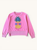 Sweatshirt Pink mit Pailletten-Ananas Gr.1227128 | Billieblush
