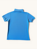 Kinder Poloshirt Hellblau Kurzarm aus Baumwoll-Piqué Gr.140 | Lacoste