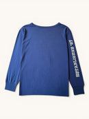 Kinder Langarmshirt Blau Longsleeve mit weißem Vintage-Wappen Gr.134/140 | Polo Ralph Lauren