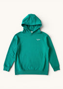 „24/7“ Kapuzenpullover Hoodie Grün Gr.140 | Closed