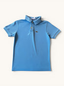 Kinder Poloshirt Hellblau Kurzarm aus Baumwoll-Piqué Gr.140 | Lacoste
