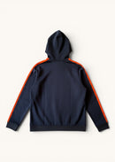 Kinder Tennis-Sweatjacke Dunkelblau – Roland Garros Kapuzenjacke Gr. 140 / 10 Jahre Gr.140 | Lacoste