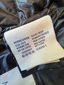 Luxus Daunenjacke Dunkelblau mit Logo-Patch & Trikolore-ZippernGr.104 | Moncler