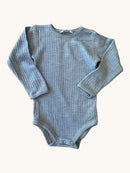 Kuscheliger Schlupfbody in Grau 100%Wolle Gr.80 | Joha