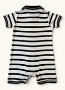 Maritimer Baby-Spieler / Einteiler im Polo-Look Gr.80 | Captain Corsaire