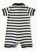 Maritimer Baby-Spieler / Einteiler im Polo-Look Gr.80 | Captain Corsaire