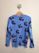 LANGARMSHIRT PFLAUMEN • 128 • MINI RODINI