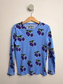 LANGARMSHIRT PFLAUMEN • 128 • MINI RODINI