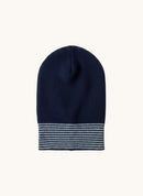 Mützen Dunkelblau mit hellblauen Streifen Gr.1 Jahr | Petit Bateau
