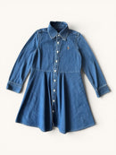 Klassisches Denim-Hemdkleid mit Logo-Stick Gr.104 | Ralph Lauren