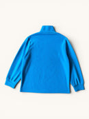 Fleece-Pullover mit Stehkragen & Zipper in Cyan-Blau Gr.98 | CMP