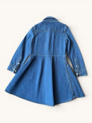 Klassisches Denim-Hemdkleid mit Logo-Stick Gr.104 | Ralph Lauren