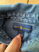 Klassisches Denim-Hemdkleid mit Logo-Stick Gr.104 | Ralph Lauren