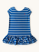 Gestreiftes Kleid mit Rüschenrock Gr.110 | Polo Ralph Lauren