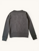 Feinstrick-Cardigan mit Kirsch-Applikation Schwarz Gr.6 | Bonpoint