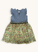 Kombi-Kleid mit floralem Rockteil Gr.4 years | babyGap