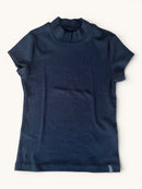 Basic Rippstrick-Shirt mit Stehkragen Gr.9/10 | Abercrombie Kids