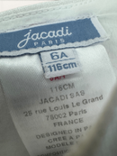 Edle Leinenbluse mit Marienkäfer-Stickerei Gr.6A / 116cm | Jacadi Paris