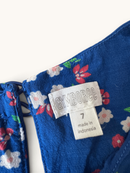 Sommerliches Baumwollkleid mit Blumenmuster Gr.7 | Gymboree