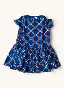 Sommerliches Baumwollkleid mit Blumenmuster Gr.7 | Gymboree