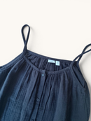 Luftiges Musselin-Trägerkleid mit Knopfleiste Gr.12 | GAP