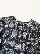 Elegantes Kleid mit filigranem Wald- & Natur-Print Gr.12 | Bonpoint