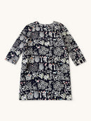 Elegantes Kleid mit filigranem Wald- & Natur-Print Gr.12 | Bonpoint