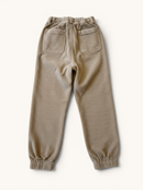 Breitcord-Joggerhose in warmem Beige Gr.10 | NANOS