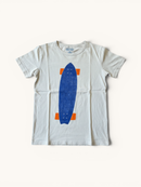 T-Shirts Cremeweiß mit Blau und Orange Gr.12 | Crewcuts