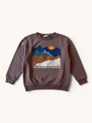 benteuer-Sweatshirt „Rocky Mountains“ Braun Gr.10A | Arsène & Les Pipelettes